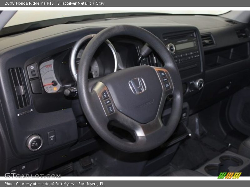 Billet Silver Metallic / Gray 2008 Honda Ridgeline RTS