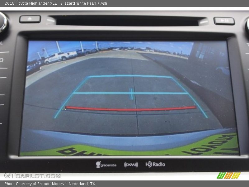 Blizzard White Pearl / Ash 2018 Toyota Highlander XLE