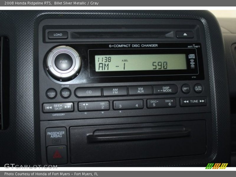 Billet Silver Metallic / Gray 2008 Honda Ridgeline RTS