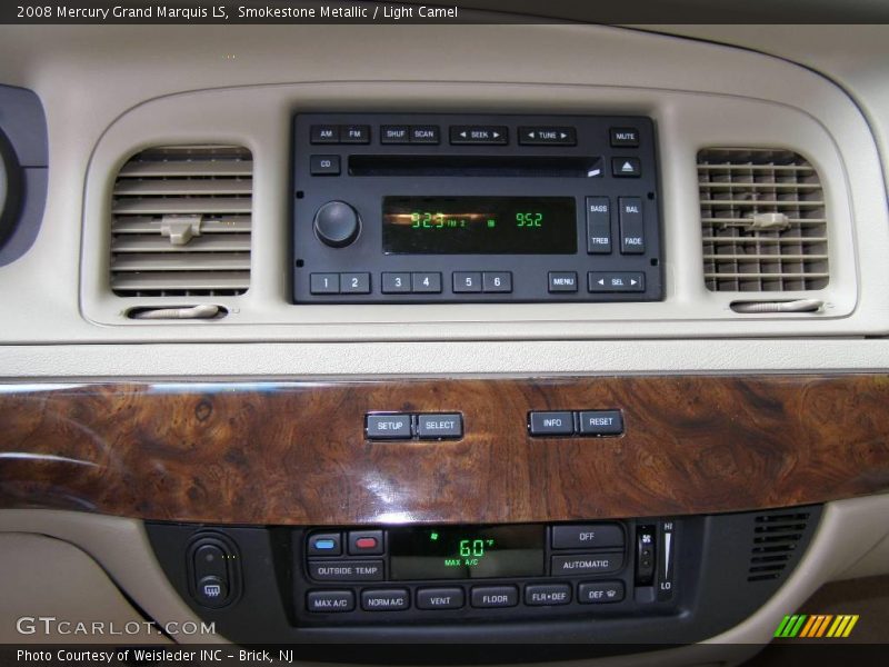 Smokestone Metallic / Light Camel 2008 Mercury Grand Marquis LS