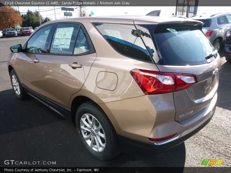 Sandy Ridge Metallic / Medium Ash Gray 2018 Chevrolet Equinox LS AWD