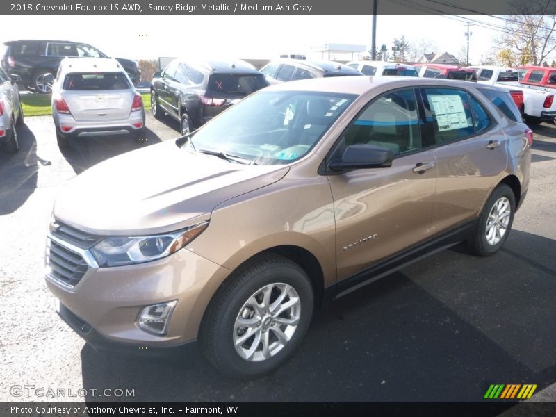 Sandy Ridge Metallic / Medium Ash Gray 2018 Chevrolet Equinox LS AWD