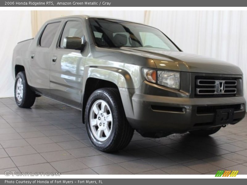 Amazon Green Metallic / Gray 2006 Honda Ridgeline RTS