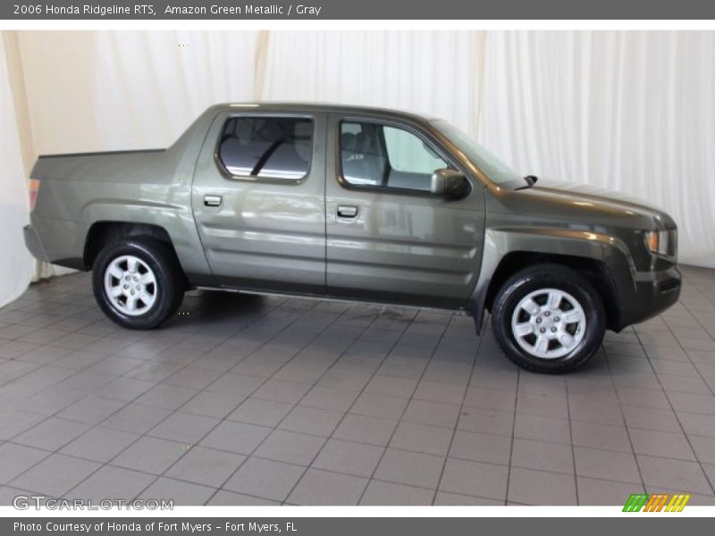 Amazon Green Metallic / Gray 2006 Honda Ridgeline RTS