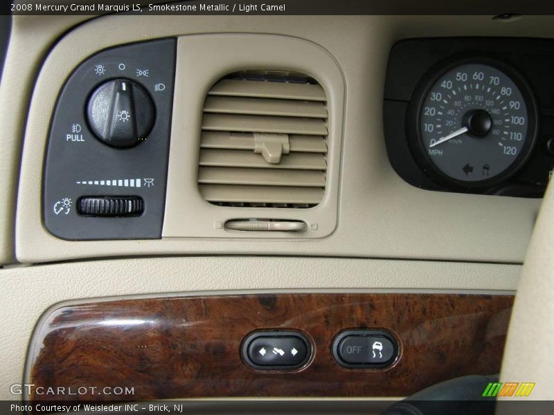 Smokestone Metallic / Light Camel 2008 Mercury Grand Marquis LS