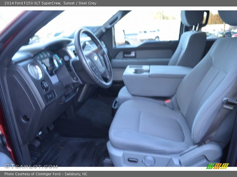 Sunset / Steel Grey 2014 Ford F150 XLT SuperCrew