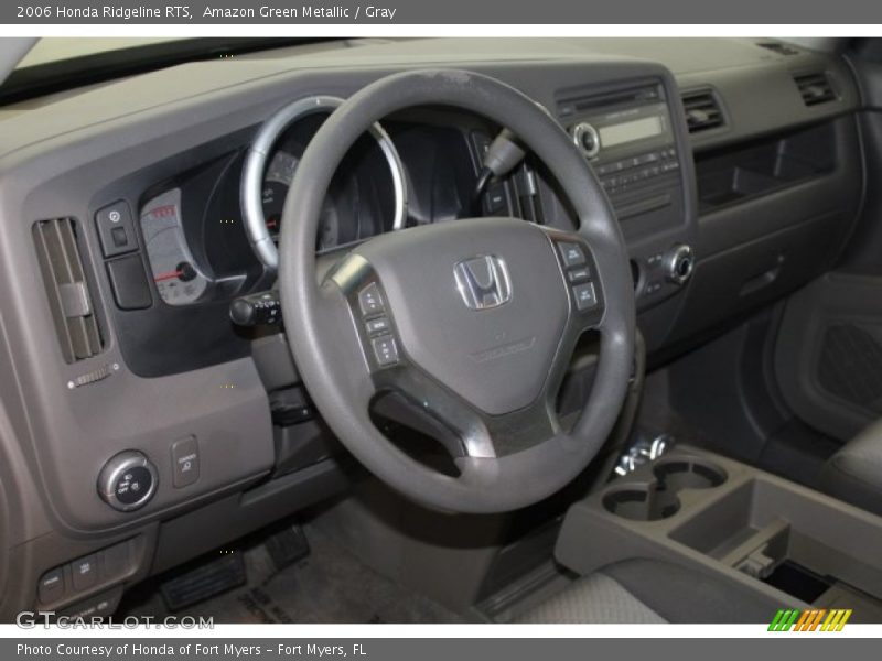 Amazon Green Metallic / Gray 2006 Honda Ridgeline RTS