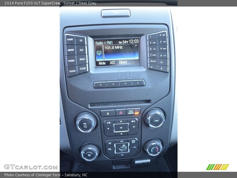 Sunset / Steel Grey 2014 Ford F150 XLT SuperCrew