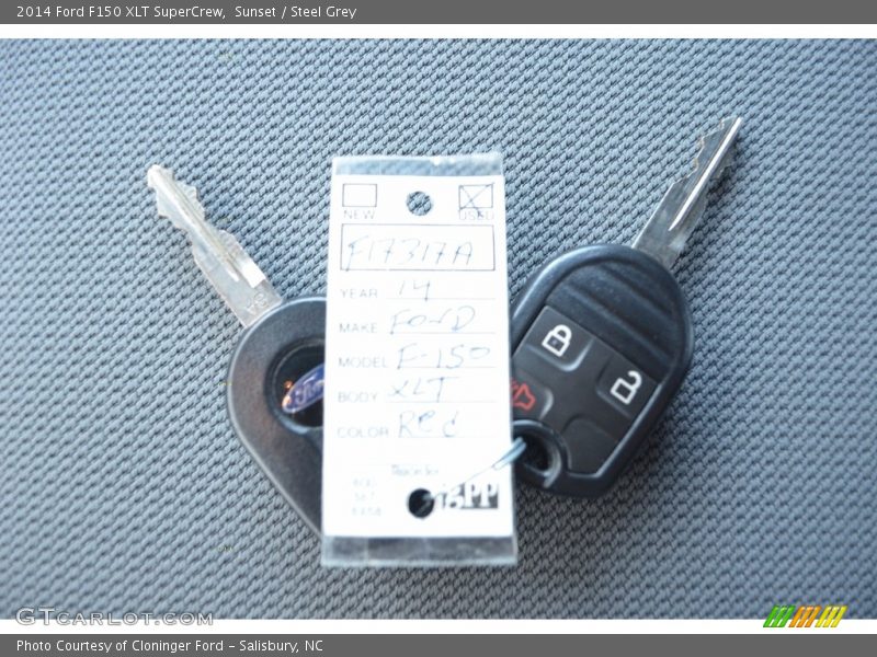 Sunset / Steel Grey 2014 Ford F150 XLT SuperCrew