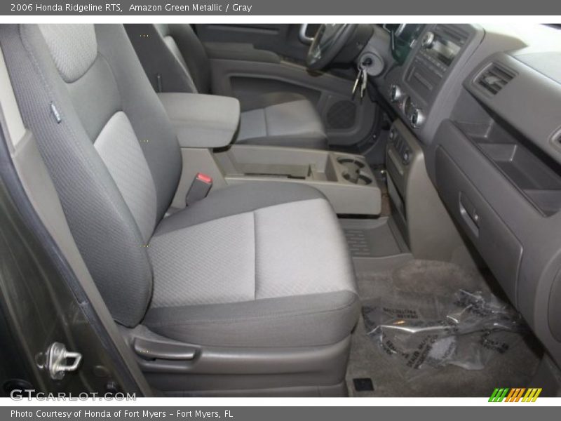 Amazon Green Metallic / Gray 2006 Honda Ridgeline RTS