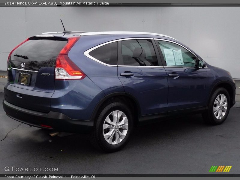 Mountain Air Metallic / Beige 2014 Honda CR-V EX-L AWD