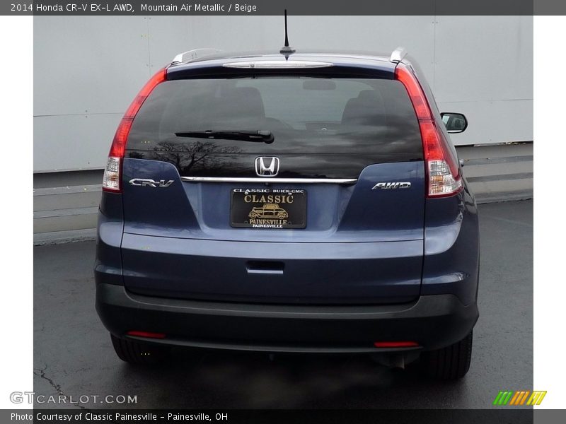 Mountain Air Metallic / Beige 2014 Honda CR-V EX-L AWD