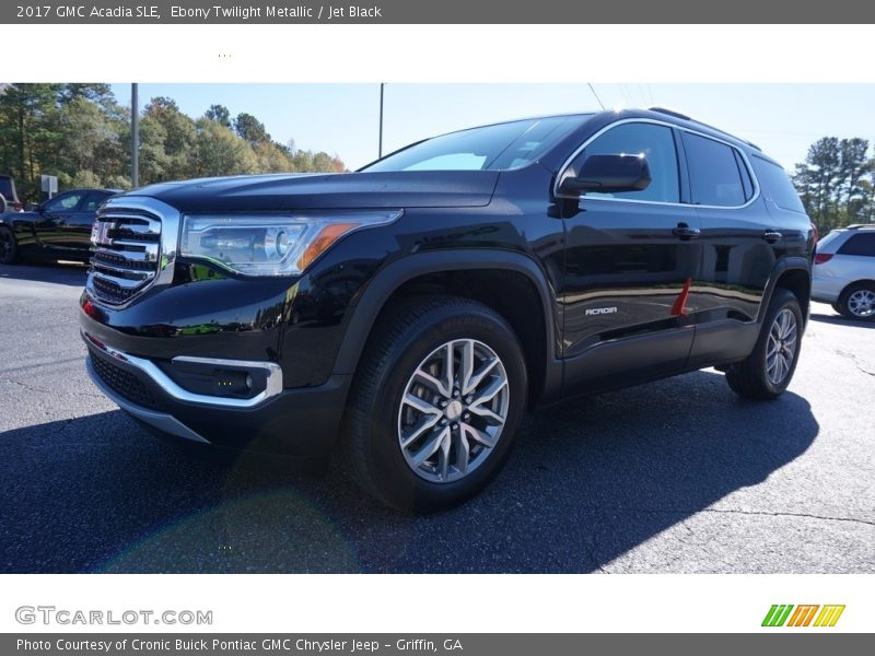 Ebony Twilight Metallic / Jet Black 2017 GMC Acadia SLE