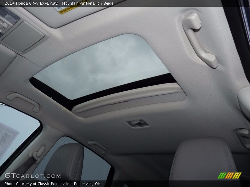 Mountain Air Metallic / Beige 2014 Honda CR-V EX-L AWD
