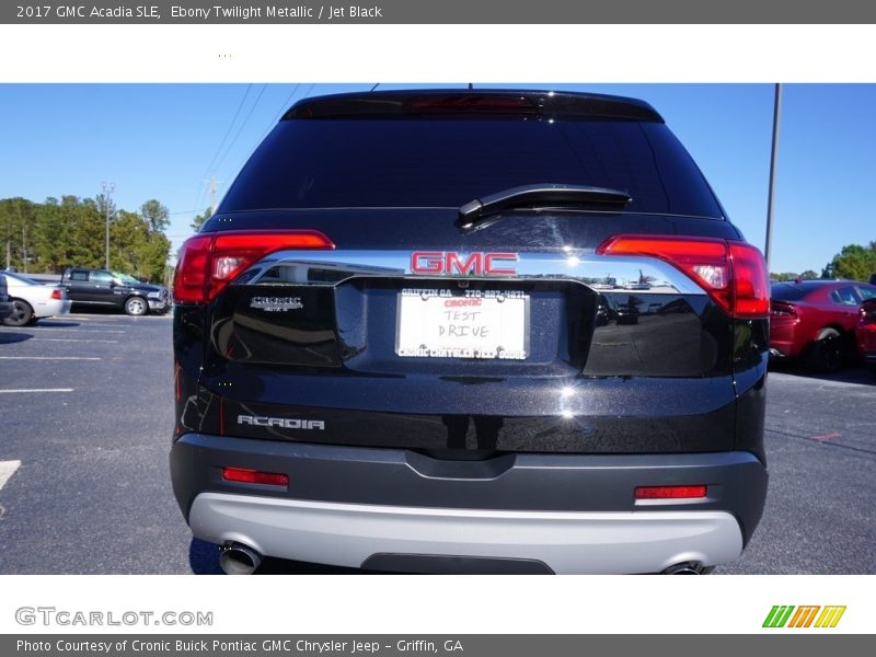 Ebony Twilight Metallic / Jet Black 2017 GMC Acadia SLE