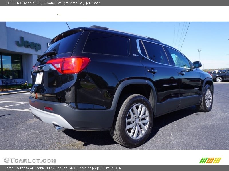 Ebony Twilight Metallic / Jet Black 2017 GMC Acadia SLE