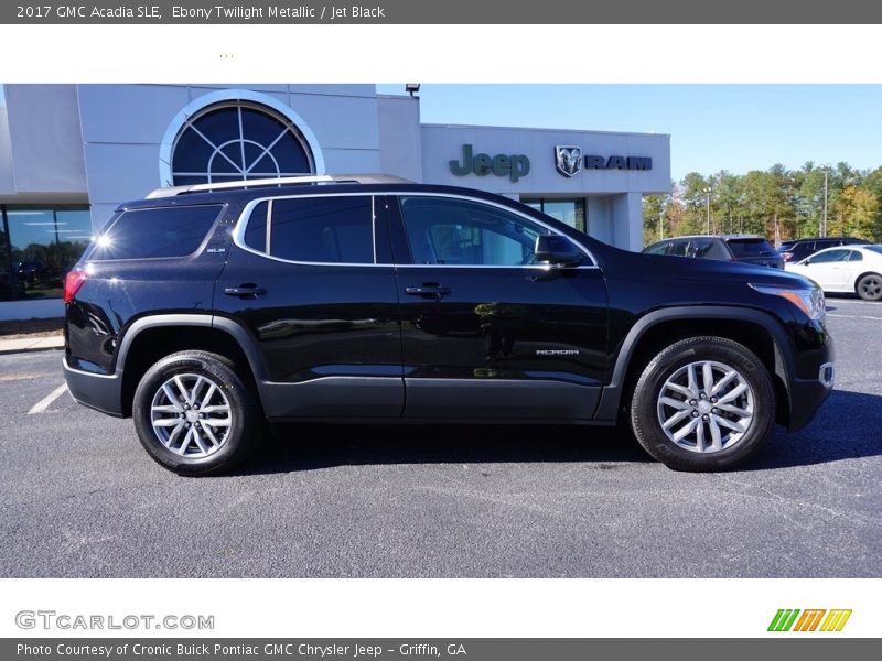 Ebony Twilight Metallic / Jet Black 2017 GMC Acadia SLE