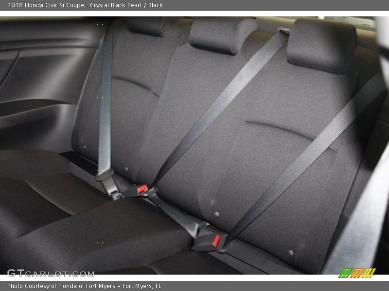 Crystal Black Pearl / Black 2018 Honda Civic Si Coupe