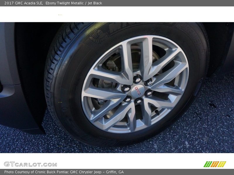 Ebony Twilight Metallic / Jet Black 2017 GMC Acadia SLE