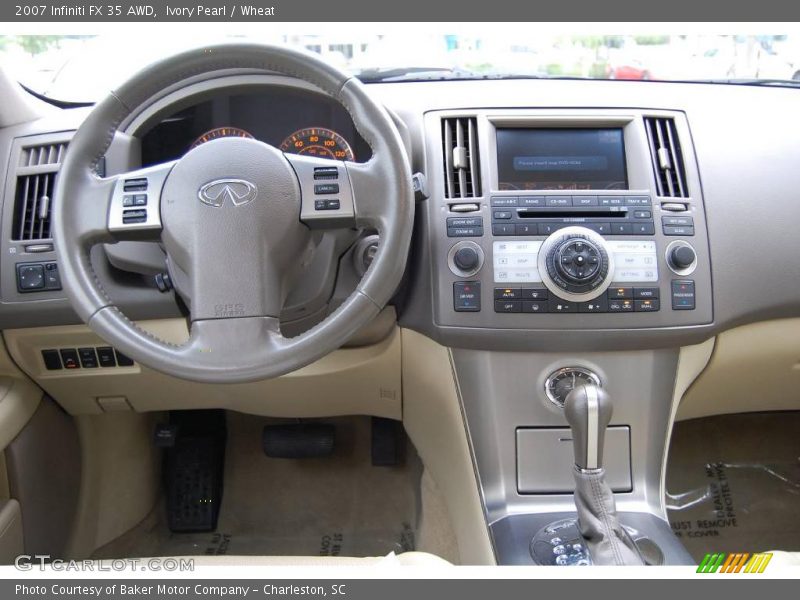 Ivory Pearl / Wheat 2007 Infiniti FX 35 AWD