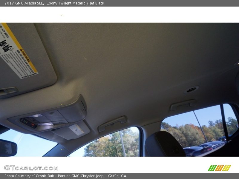 Ebony Twilight Metallic / Jet Black 2017 GMC Acadia SLE