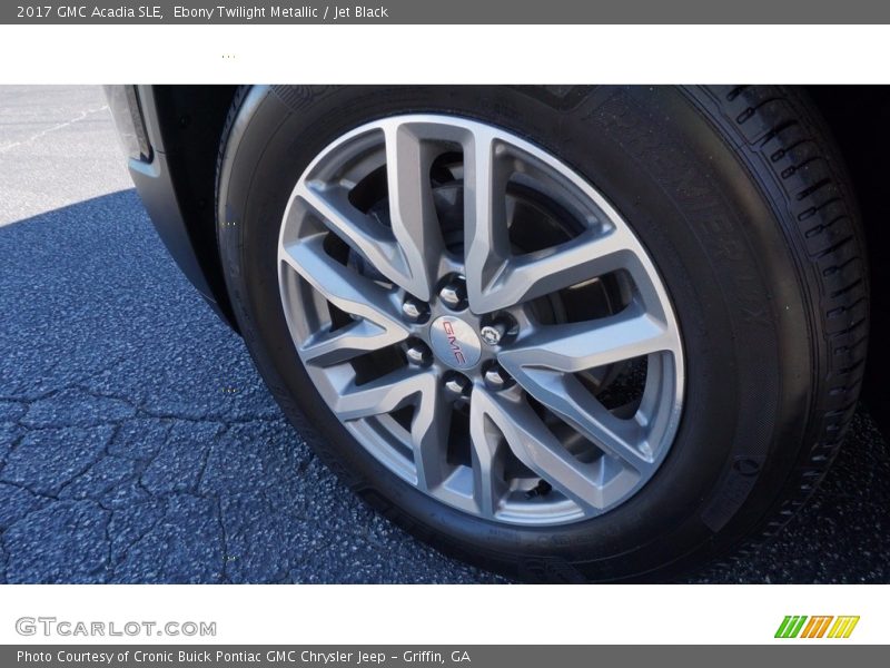 Ebony Twilight Metallic / Jet Black 2017 GMC Acadia SLE