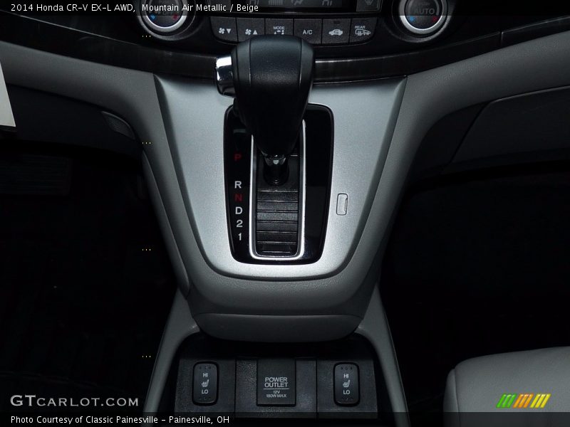 Mountain Air Metallic / Beige 2014 Honda CR-V EX-L AWD
