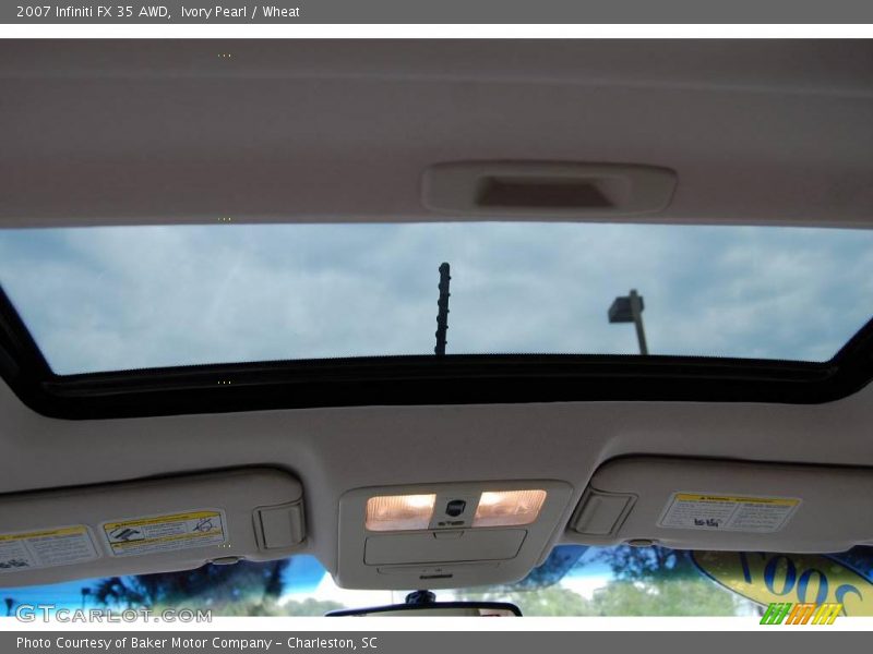 Ivory Pearl / Wheat 2007 Infiniti FX 35 AWD