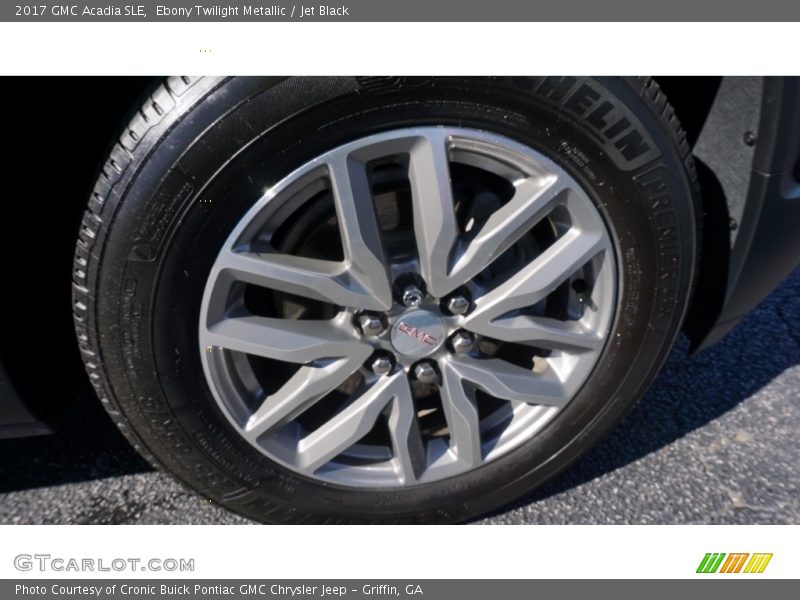 Ebony Twilight Metallic / Jet Black 2017 GMC Acadia SLE