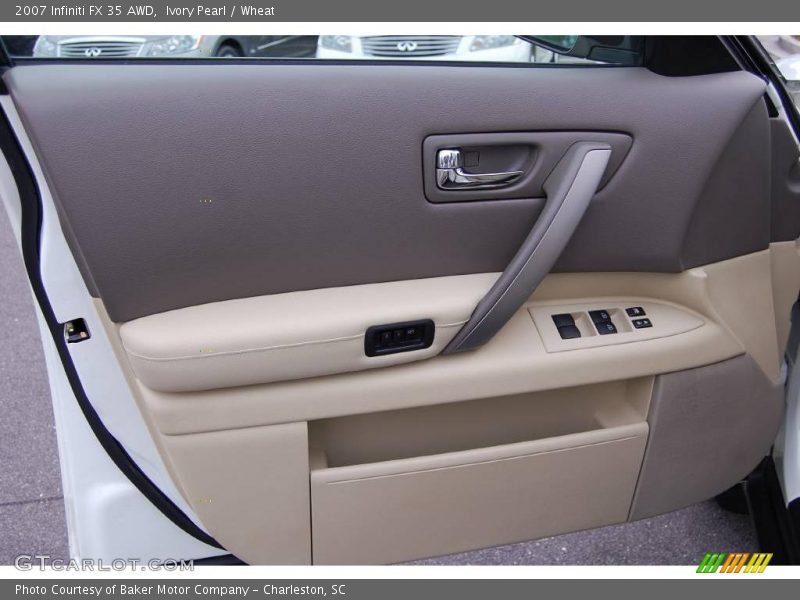 Ivory Pearl / Wheat 2007 Infiniti FX 35 AWD