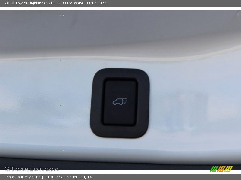 Blizzard White Pearl / Black 2018 Toyota Highlander XLE