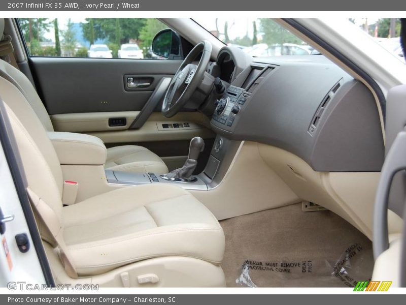 Ivory Pearl / Wheat 2007 Infiniti FX 35 AWD