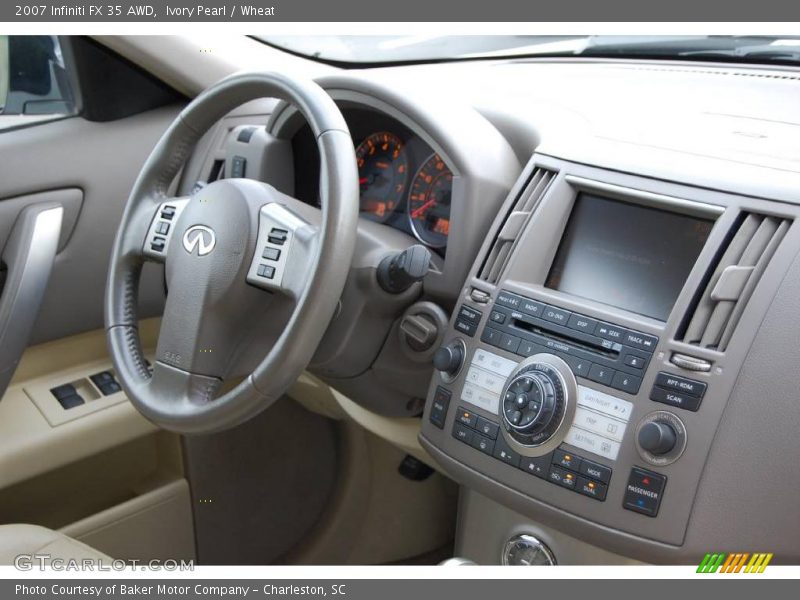 Ivory Pearl / Wheat 2007 Infiniti FX 35 AWD
