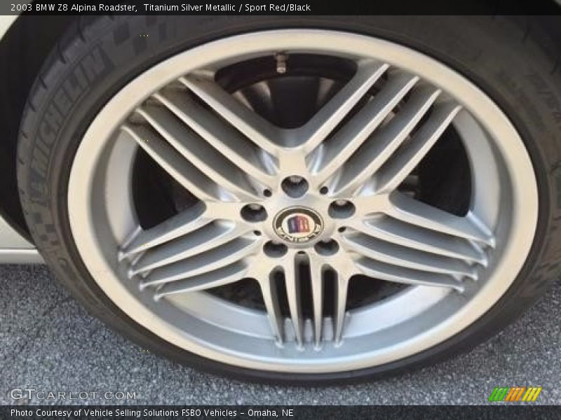 Titanium Silver Metallic / Sport Red/Black 2003 BMW Z8 Alpina Roadster