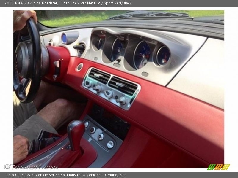 Titanium Silver Metallic / Sport Red/Black 2003 BMW Z8 Alpina Roadster