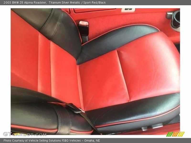 Titanium Silver Metallic / Sport Red/Black 2003 BMW Z8 Alpina Roadster