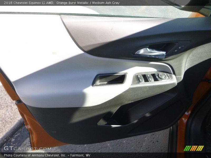 Orange Burst Metallic / Medium Ash Gray 2018 Chevrolet Equinox LS AWD