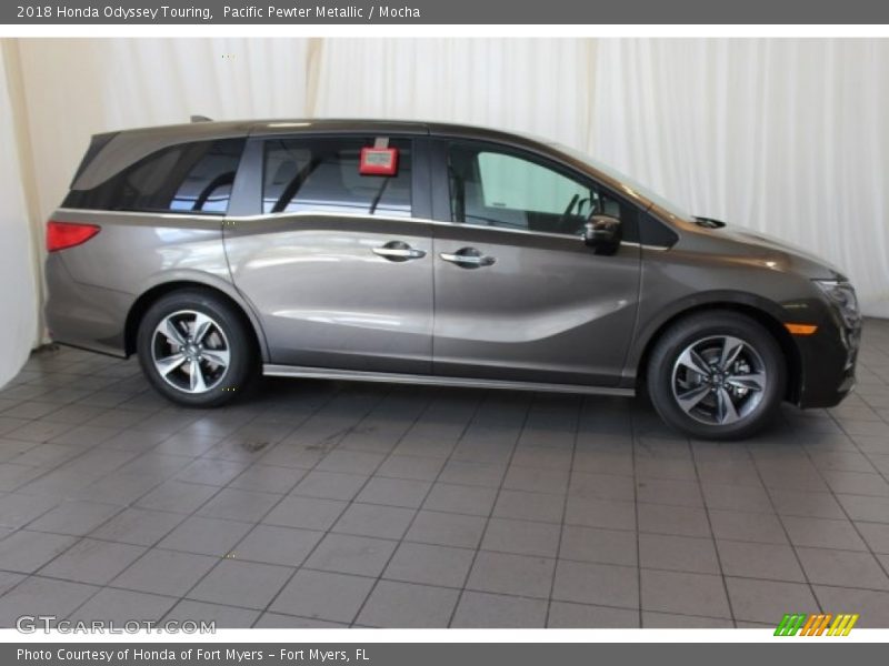 Pacific Pewter Metallic / Mocha 2018 Honda Odyssey Touring