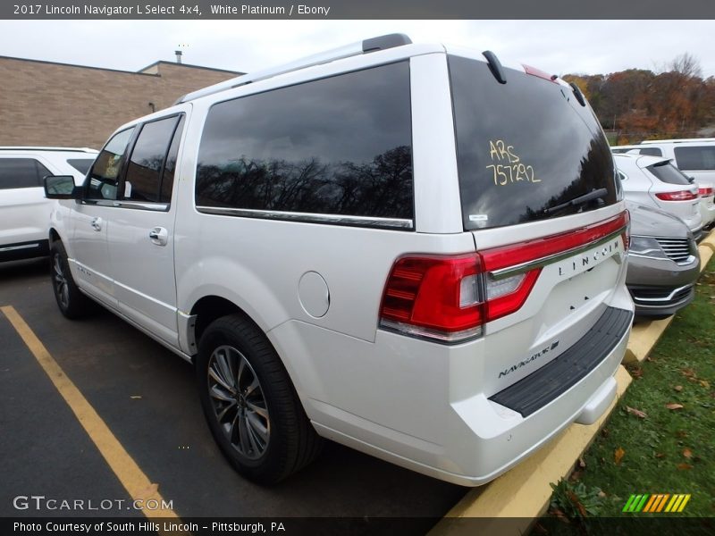 White Platinum / Ebony 2017 Lincoln Navigator L Select 4x4