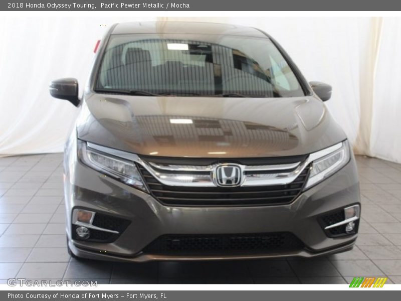 Pacific Pewter Metallic / Mocha 2018 Honda Odyssey Touring