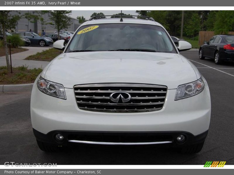 Ivory Pearl / Wheat 2007 Infiniti FX 35 AWD