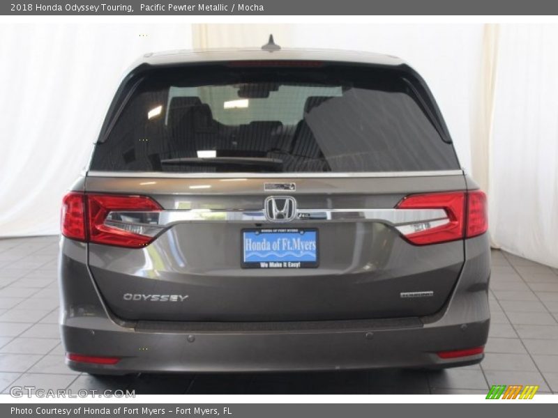 Pacific Pewter Metallic / Mocha 2018 Honda Odyssey Touring