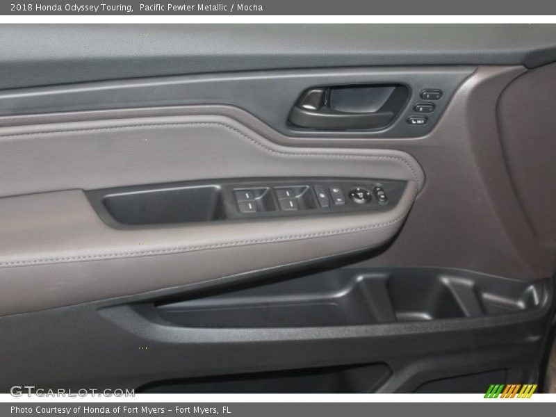Pacific Pewter Metallic / Mocha 2018 Honda Odyssey Touring