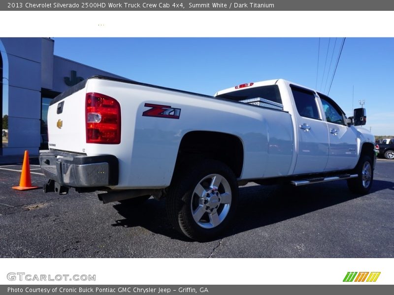 Summit White / Dark Titanium 2013 Chevrolet Silverado 2500HD Work Truck Crew Cab 4x4