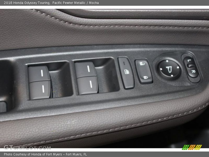 Pacific Pewter Metallic / Mocha 2018 Honda Odyssey Touring