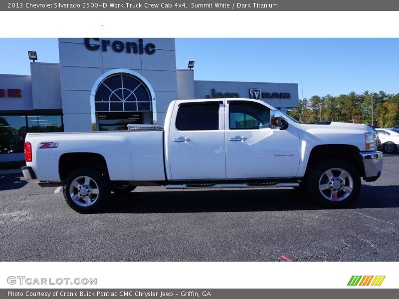 Summit White / Dark Titanium 2013 Chevrolet Silverado 2500HD Work Truck Crew Cab 4x4