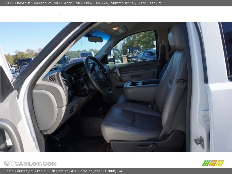 Summit White / Dark Titanium 2013 Chevrolet Silverado 2500HD Work Truck Crew Cab 4x4
