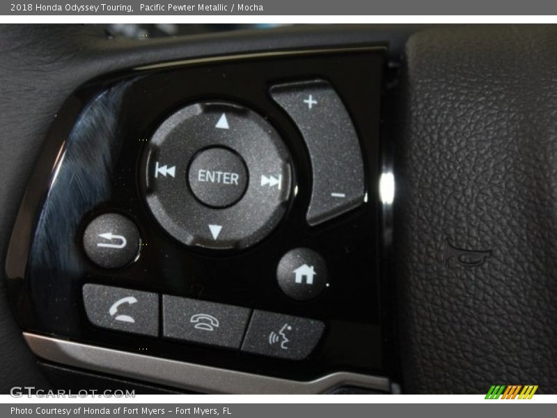 Pacific Pewter Metallic / Mocha 2018 Honda Odyssey Touring