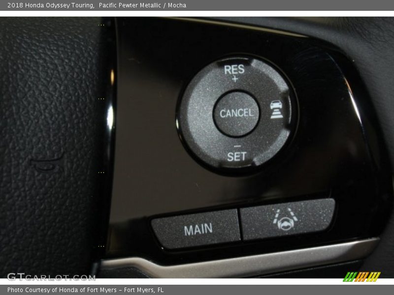 Pacific Pewter Metallic / Mocha 2018 Honda Odyssey Touring