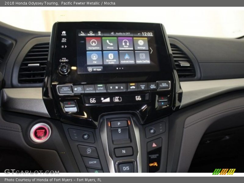Pacific Pewter Metallic / Mocha 2018 Honda Odyssey Touring